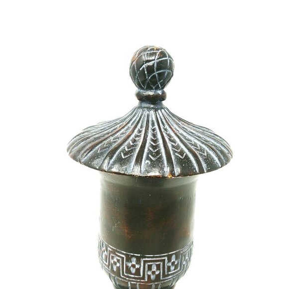 Decorative Finial Home Table Decor Geometric Pattern Vtg. Marked 2005 Meltech - Picture 3 of 7